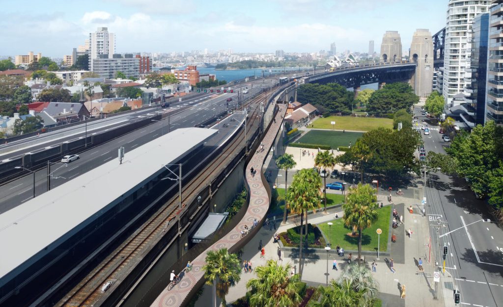 Work Begins On North Sydney Bike Ramp