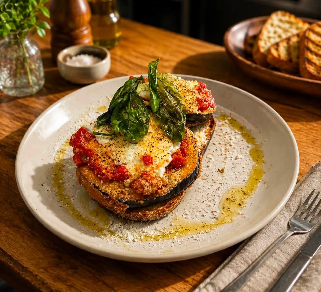Eggplant bruschetta from ROKA Cammeray