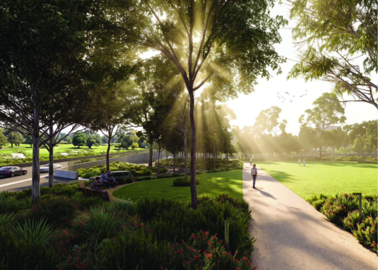artist impression of cammeray parklands plans